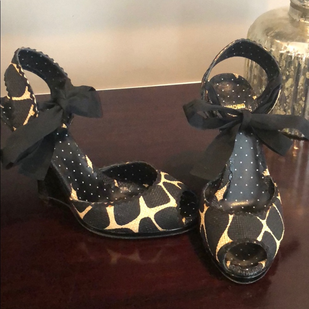 Moschino cheap and chic wedges